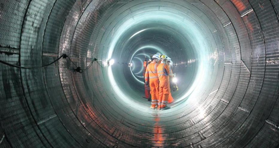 Western Branch Tunnel During Inspection